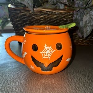 Temptations Seasonal Flip and Sip Mug Jack O Lantern Pumpkin Halloween